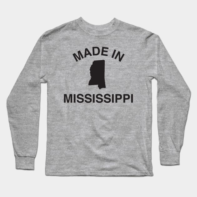 Made in Mississippi Long Sleeve T-Shirt by elskepress